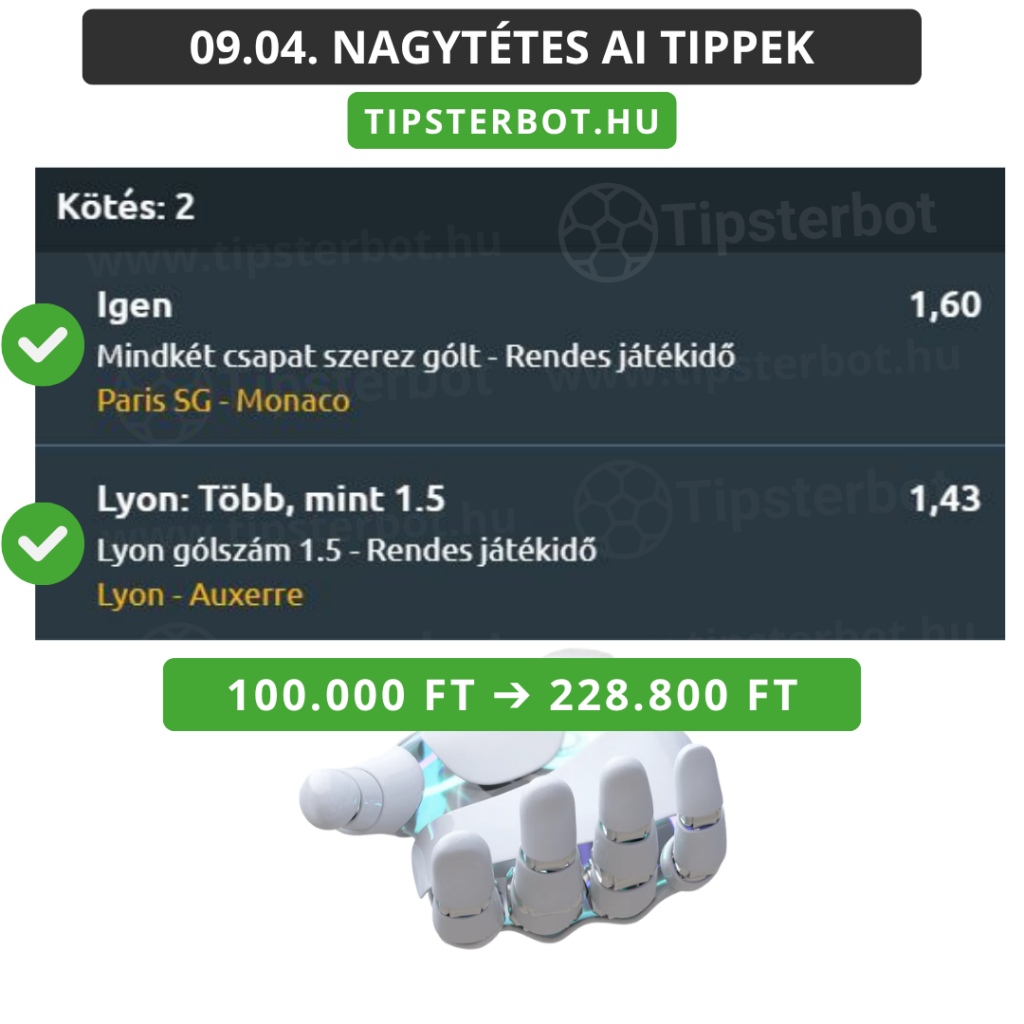 Mai AI Tippmix Tippek Ingyen Szelvény - 2026-09-05T094314.452