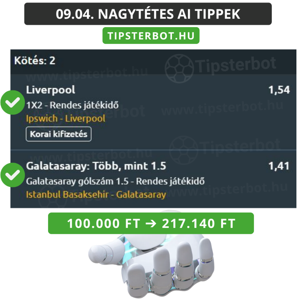 Mai AI Tippmix Tippek Ingyen Szelvény - 2026-09-05T094418.348