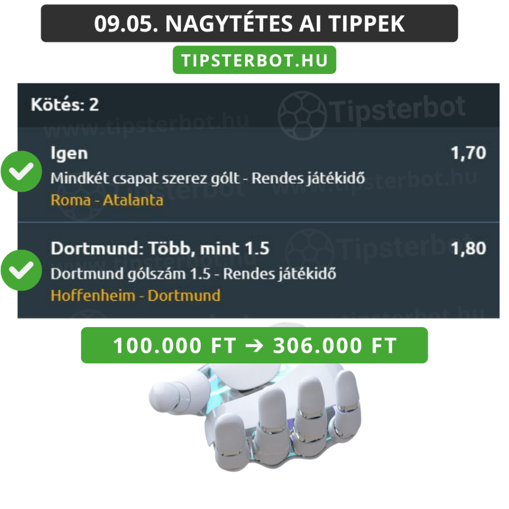 Mai AI Tippmix Tippek Ingyen Szelvény - 2026-09-06T071205.052