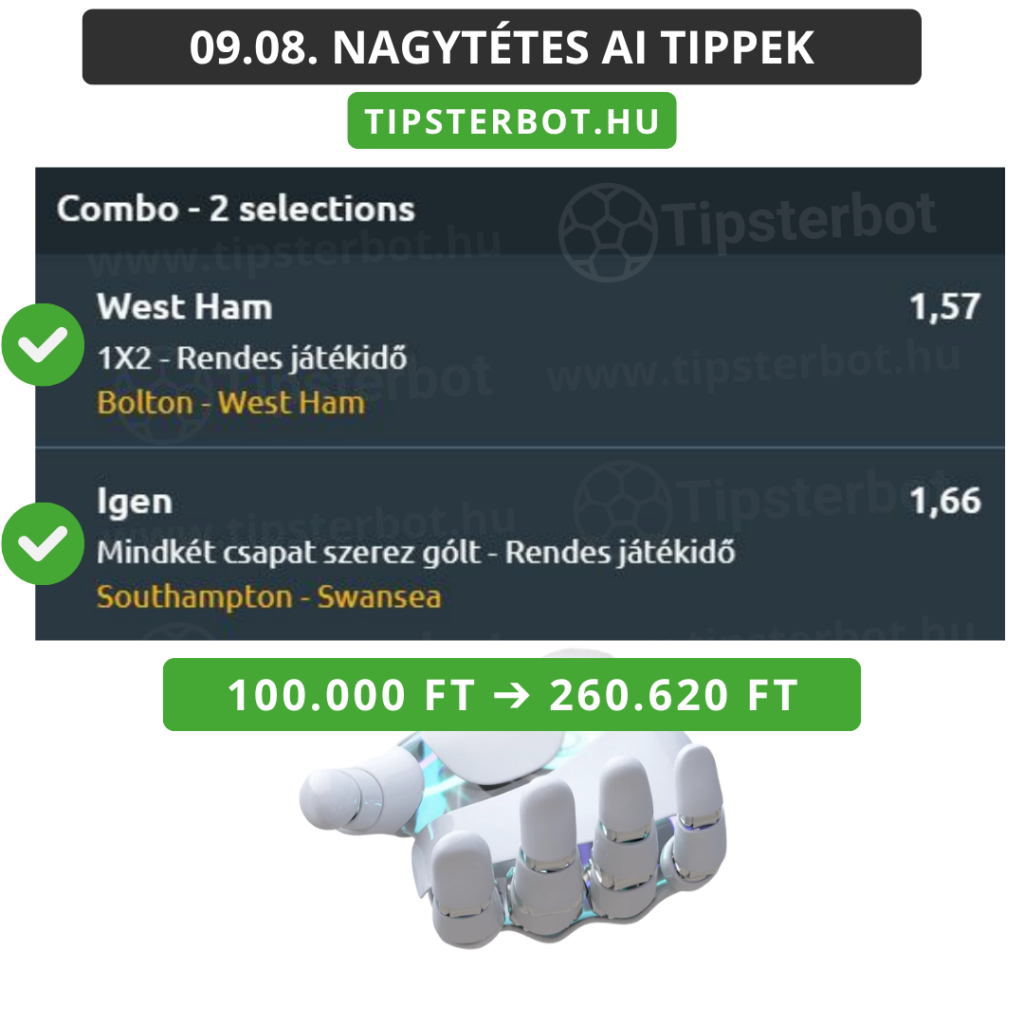 Mai AI Tippmix Tippek Ingyen Szelvény - 2026-09-09T062758.023