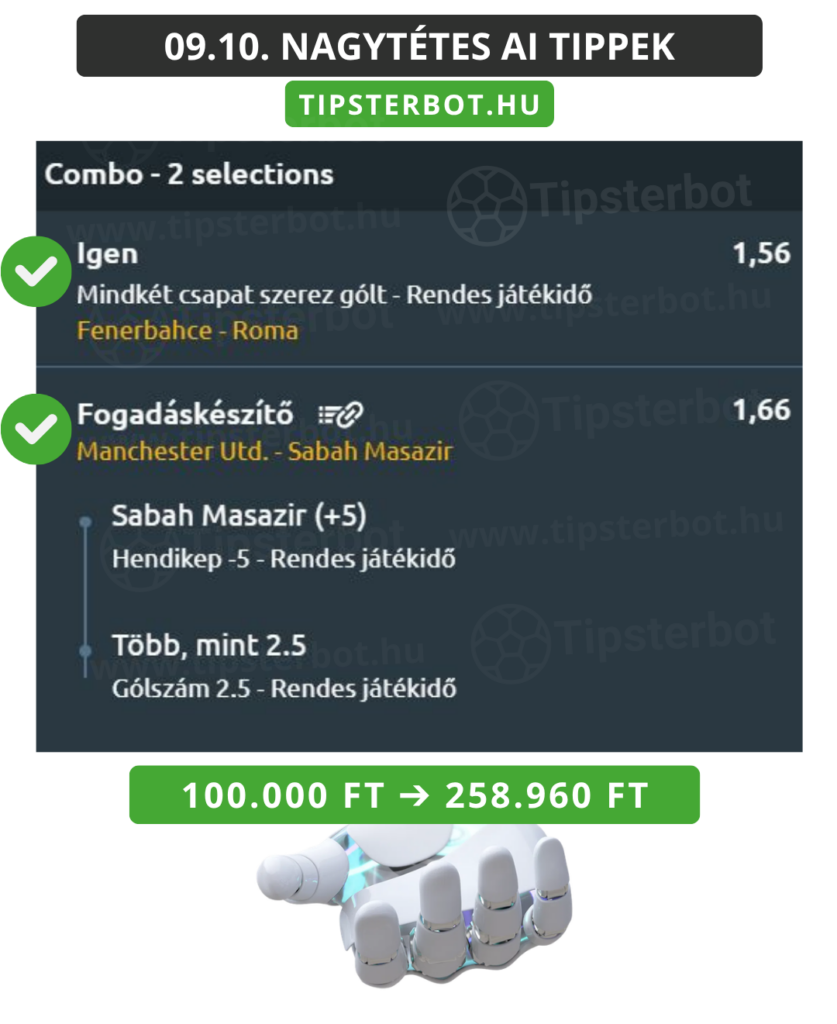 Mai AI Tippmix Tippek Ingyen Szelvény - 2026-09-11T091517.210