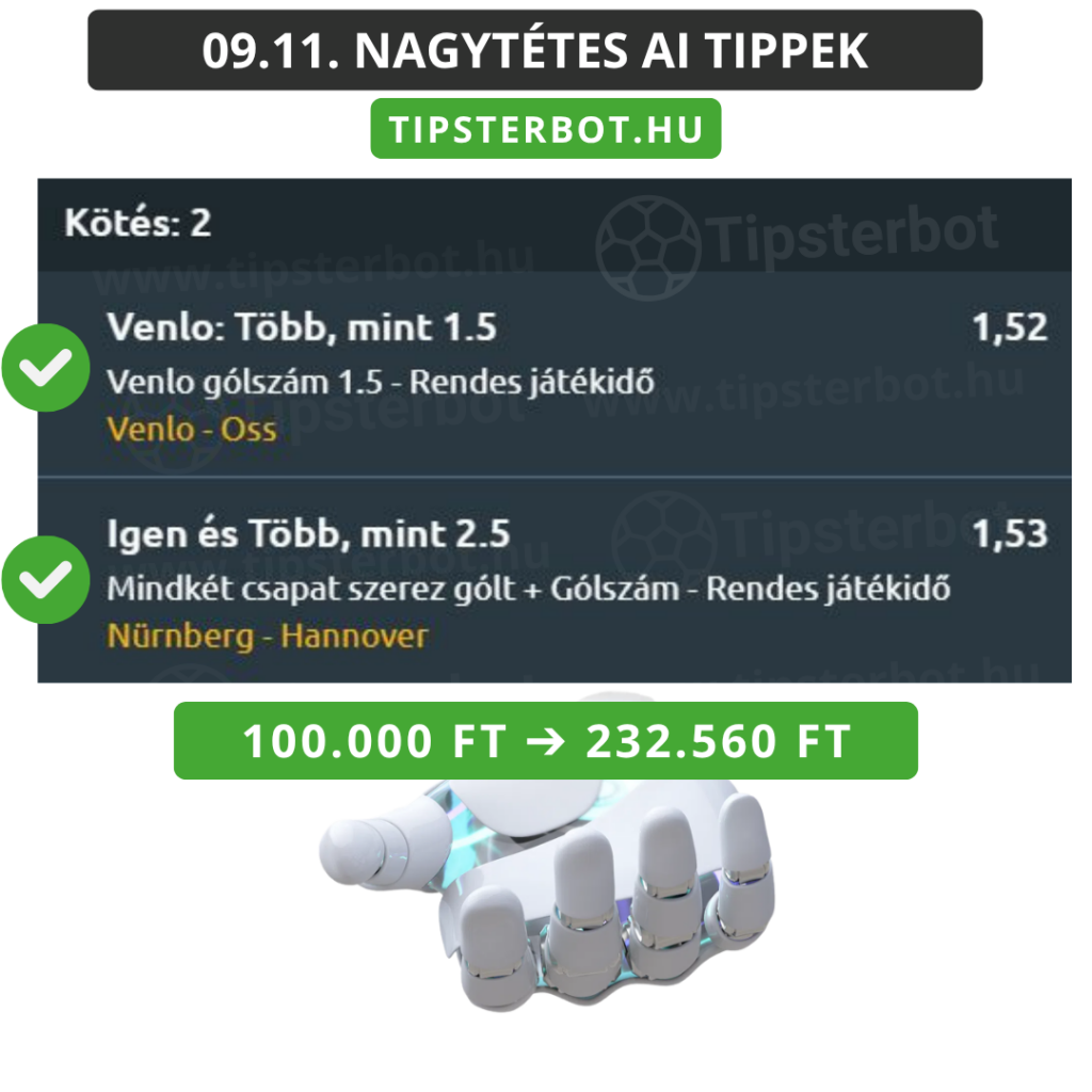 Mai AI Tippmix Tippek Ingyen Szelvény - 2026-09-12T114147.396