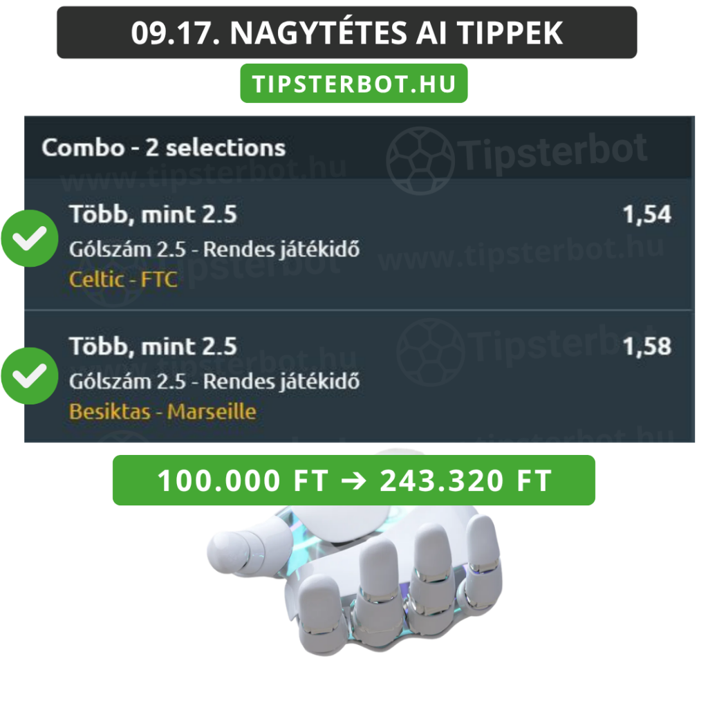 Mai AI Tippmix Tippek Ingyen Szelvény - 2026-09-18T091413.519